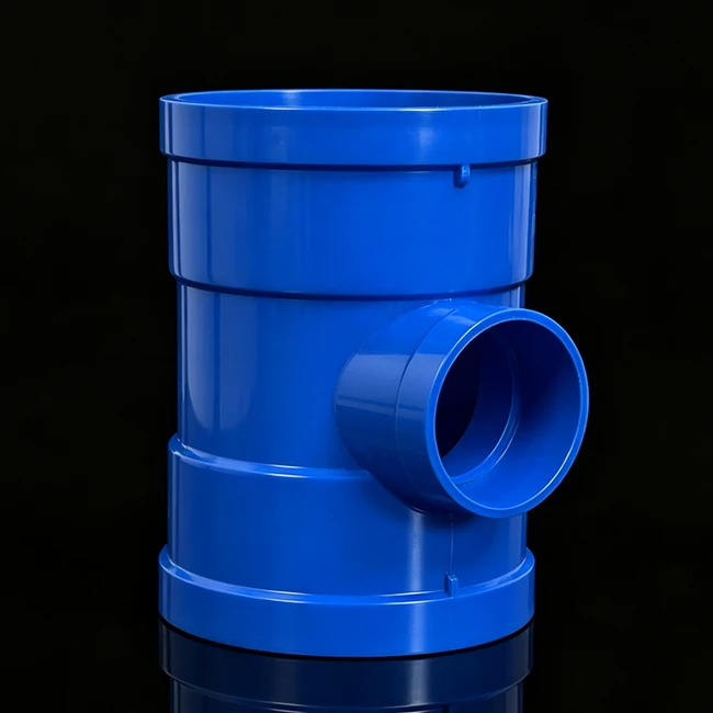 Blue PVC Diminye Tee