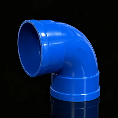 Blue UPVC 90 degre koud
